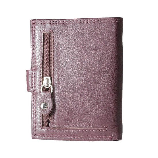 Creditcardhouder rundleer bordeaux - Arrigo.nl