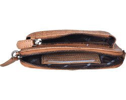 Croco cody minibag crossbodytas crossbody bag leren tasje dames tasje - Arrigo Leather Goods