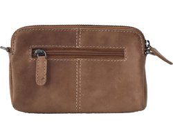 Croco cody minibag crossbodytas crossbody bag leren tasje dames tasje - Arrigo Leather Goods