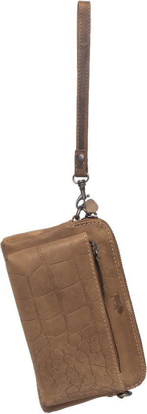 Croco cody minibag crossbodytas crossbody bag leren tasje dames tasje - Arrigo Leather Goods