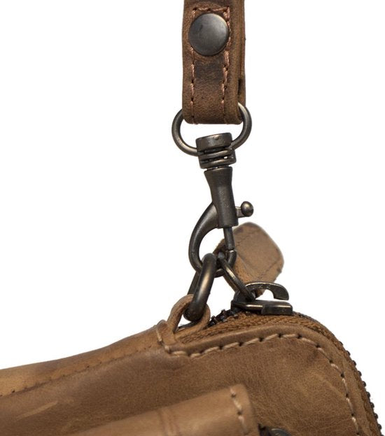 Croco cody minibag crossbodytas crossbody bag leren tasje dames tasje - Arrigo Leather Goods