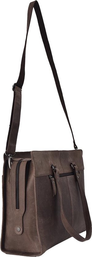 Croco werktas donkerbruin - Arrigo.nl