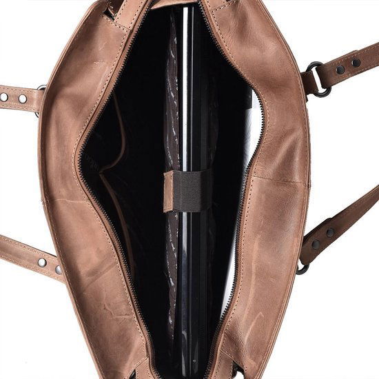 Croco werktas lichtbruin - Arrigo.nl