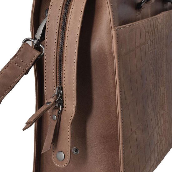 Croco werktas lichtbruin - Arrigo.nl