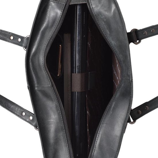 Croco werktas matzwart - Arrigo.nl