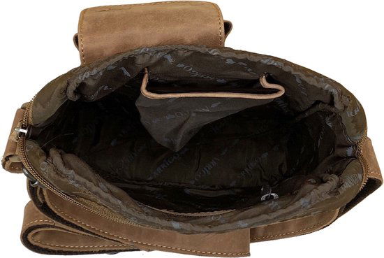 Crossbody tas dames schoudertassen vrouw echt leer taupe arrigo - Arrigo Leather Goods