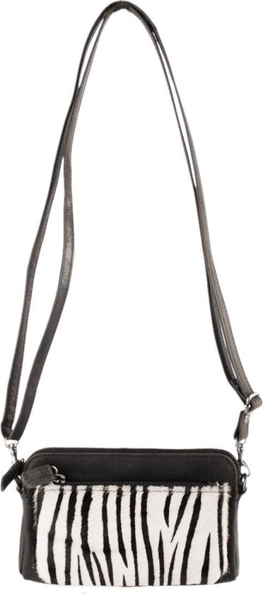 Crossbody tasje met dieren print minibag kleine dames tasje clutch - Arrigo Leather Goods