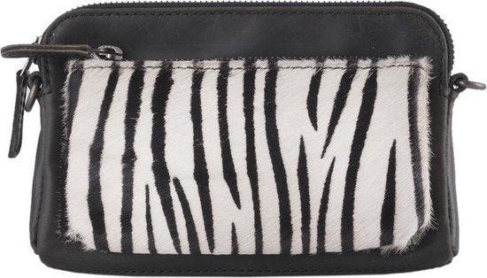 Crossbody tasje met dieren print minibag kleine dames tasje clutch - Arrigo Leather Goods