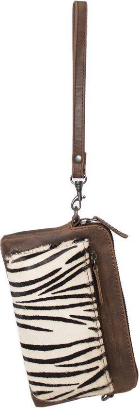 Crossbody tasje met dieren print minibag kleine dames tasje clutch - Arrigo Leather Goods