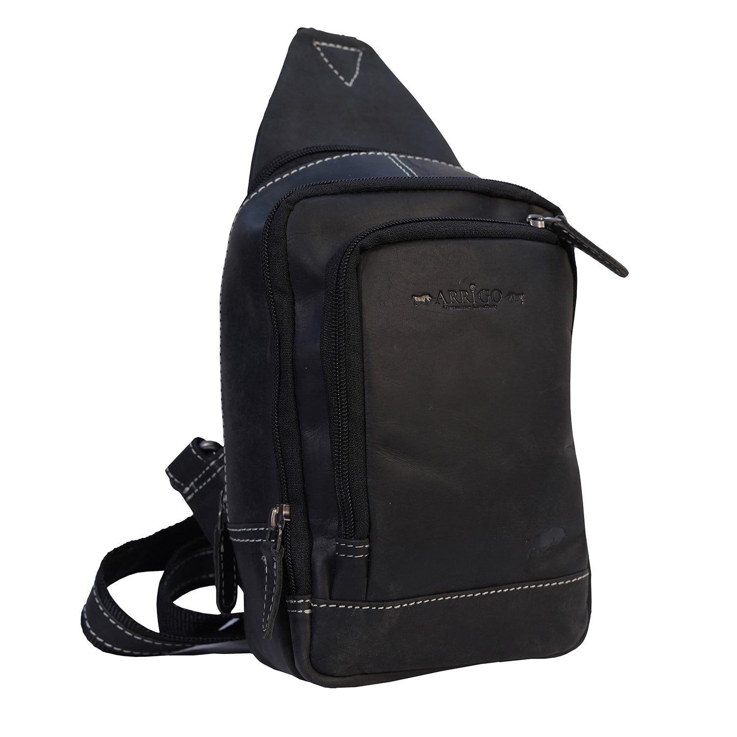 Crossbodytas Slingbag Zwart - Arrigo.nl
