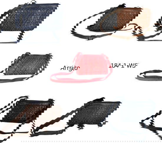 Dames Portemonnee - Rood Leren Telefoontas Crossbody Tas - Arrigo.nl