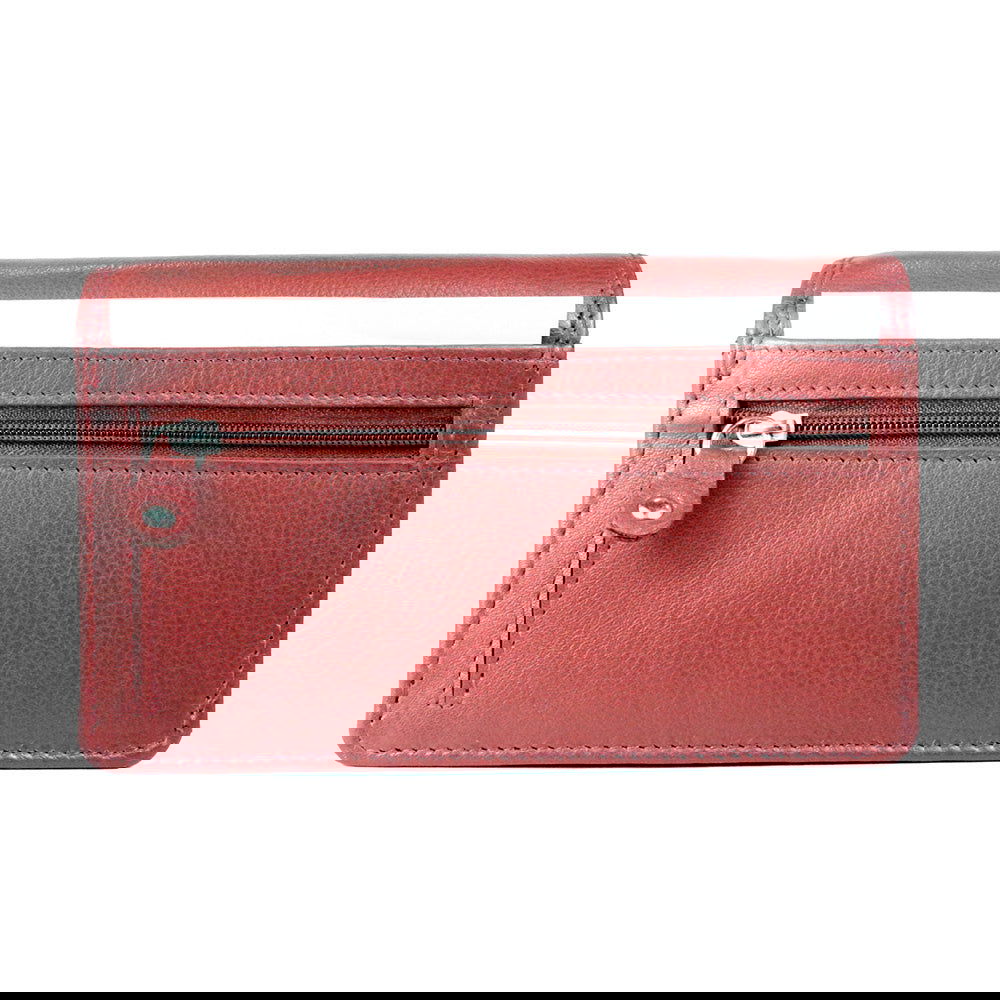 Dames Portemonnees Leer Donkerrood - Arrigo.nl