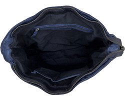 Dames Shopper - Donkerblauw Model met Kort en Lang Hengsel - Arrigo.nl