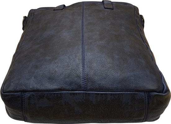 Dames Shopper - Donkerblauw Model met Kort en Lang Hengsel - Arrigo.nl