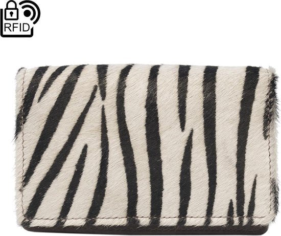 Dames portemonnee donkerbruin leer klein rfid leren dames portemonnee met - Arrigo Leather Goods