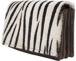 Dames portemonnee donkerbruin leer klein rfid leren dames portemonnee met - Arrigo Leather Goods