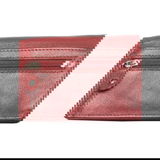 Dames portemonnee mini rood leer dames portemonnee rood extra klein - Arrigo Leather Goods