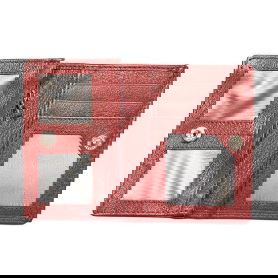 Dames portemonnee mini rood leer dames portemonnee rood extra klein - Arrigo Leather Goods