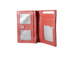 Dames portemonnee mini rood leer dames portemonnee rood extra klein - Arrigo Leather Goods