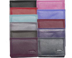Dames portemonnee mini rood leer dames portemonnee rood extra klein - Arrigo Leather Goods