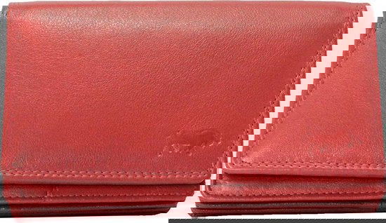Dames portemonnee rood leer RFID ideale dames portemonnee - Arrigo Leather Goods