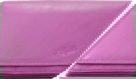 Dames portemonnee roze leer RFID ideale dames portemonnee - Arrigo.nl