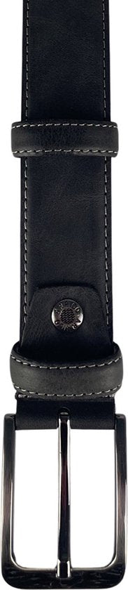 Dames riem zwart heren riem leren riem zwart 3 5 - Arrigo Leather Goods