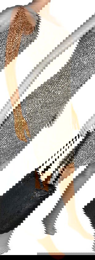 Dames tas schoudertas gewassen leer zwart arrigo - Arrigo Leather Goods