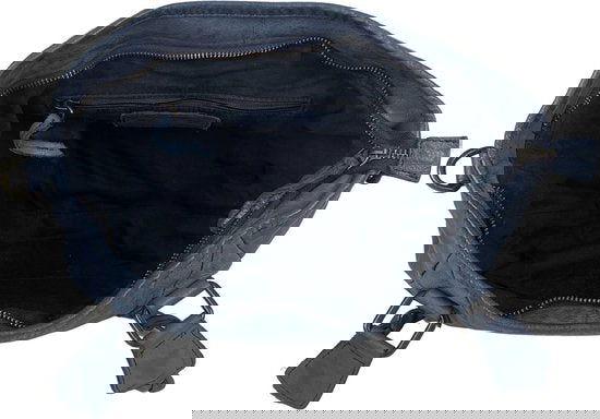 Dames tassen schoudertas dames handtas gewassen leer blauw arrigo - Arrigo Leather Goods