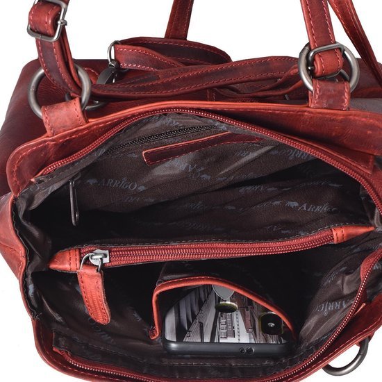 Diefstalbestendige Rugzak Rood - Arrigo.nl