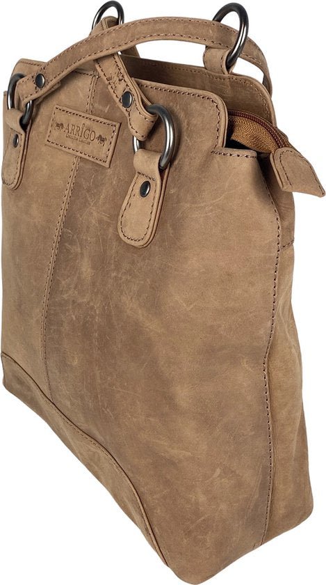 Diefstalbestendige Rugzak Taupe - Arrigo.nl