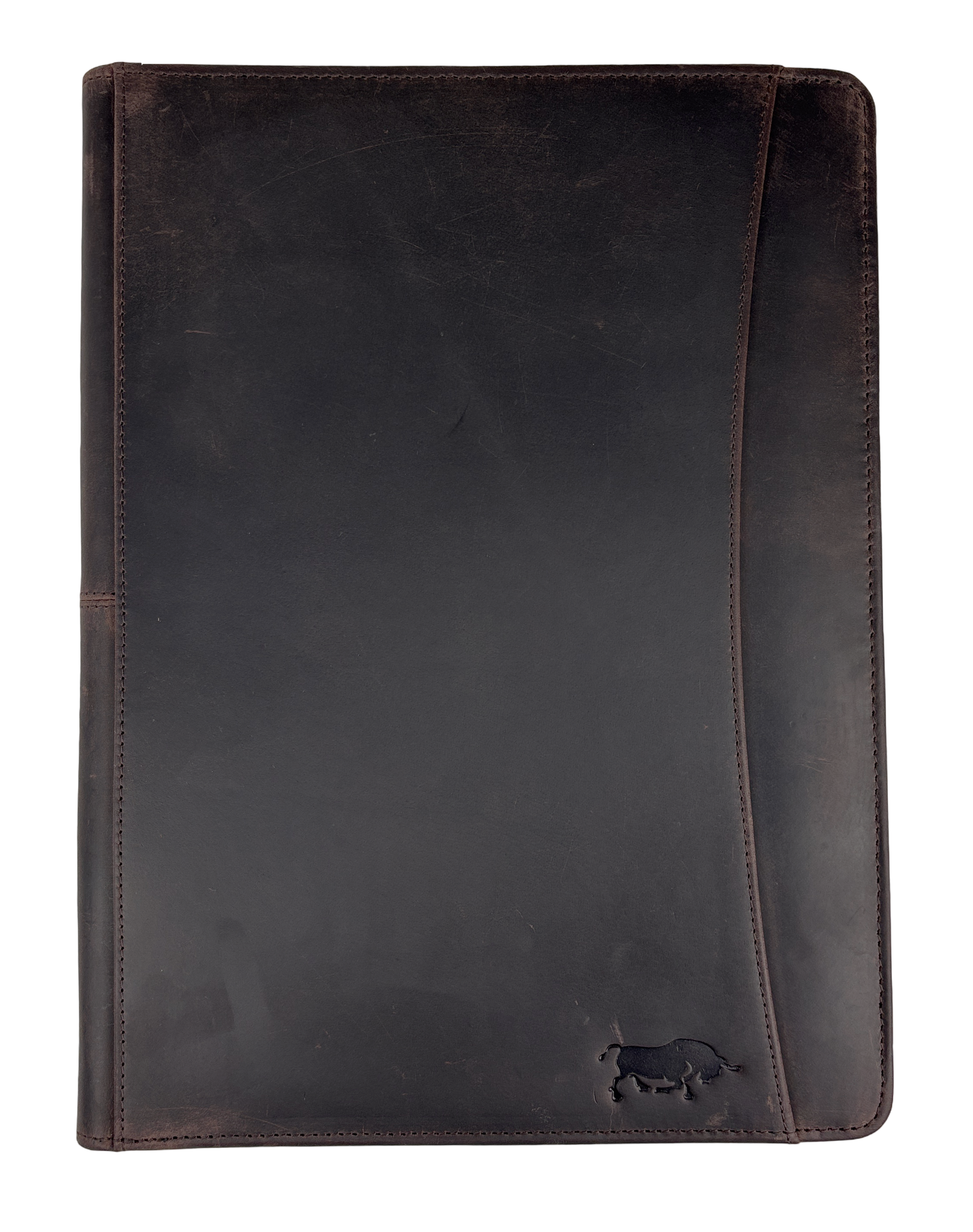 Donkerbruin Leren Schrijfmap - Arrigo.nl