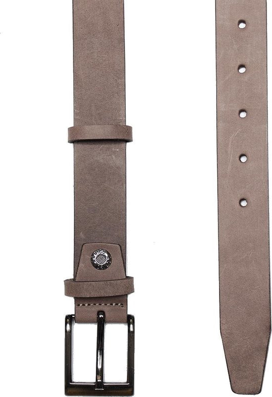 Donkerbruine Leren Riem 3 cm Breed Dames - Timberland Look - Arrigo.nl