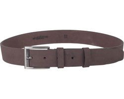 Donkerbruine timberlands leren riem van 4 cm breed dames riem - Arrigo Leather Goods