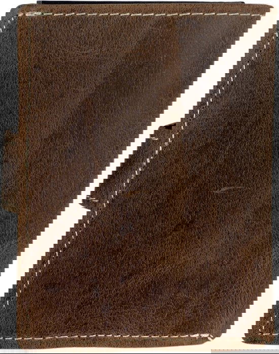 Dubbele creditcard houder pasjeshouder heren cognac rfid pasjeshouder - Arrigo.nl