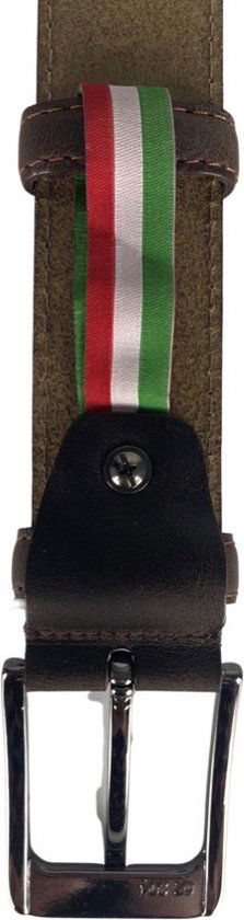 Echt leren riem bruin heren en dames riem donkerbruin 3 - Arrigo Leather Goods