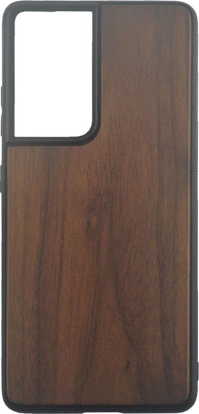 Galaxy S21 Ultra Hoesje - Hout - Arrigo.nl