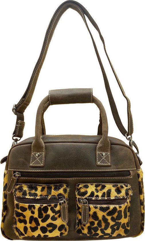 Handtas jaguar bruin crossbody dames tas cowboybag westernbag - Arrigo.nl