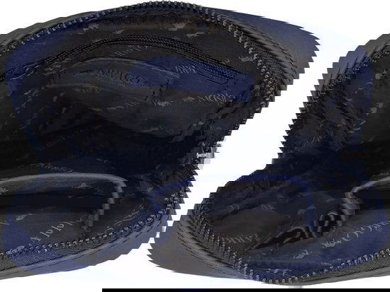 Heren/Dames Schoudertas - Donkerblauw Rundleer met Verstelbare Schouderriem Crossbody Tas - Arrigo.nl