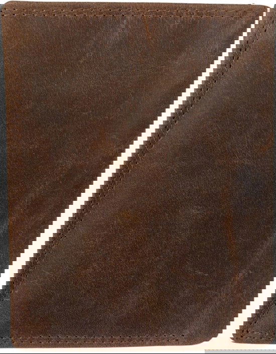 Heren portemonnee cognac echt leer rfid anti skim - Arrigo.nl