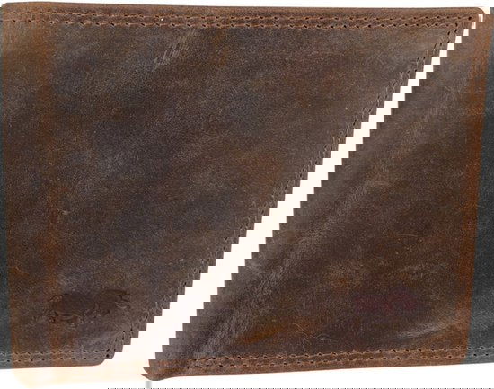 Heren portemonnee cognac rfid anti skim - Arrigo.nl