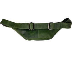 Heuptas fanny pack buiktas festival tasje leer groen arrigo - Arrigo.nl