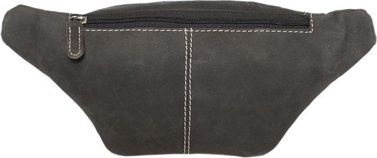 Heuptas heuptasje fanny pack buideltasje festival tasje buffelleer zwart - Arrigo.nl