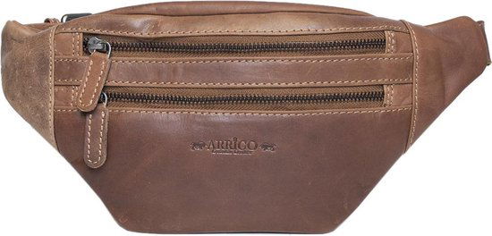 Heuptas heuptasje fanny pack buideltasje festival tasje leer cognac arrigo - Arrigo.nl