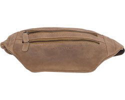 Heuptas heuptasje fanny pack buideltasje festival tasje leer taupe arrigo - Arrigo.nl