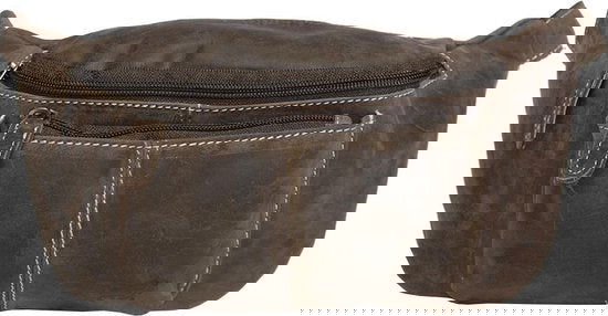 Heuptasje dames of heuptasje heren donkerbruin leer fanny pack donkerbruin - Arrigo.nl