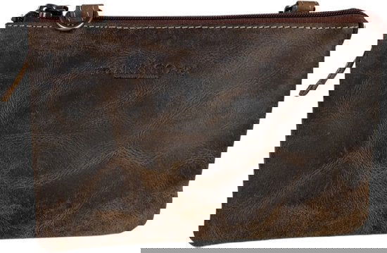 Heuptasje heren cognac leer telefoontasje aan je riem clutch heuptasje - Arrigo.nl