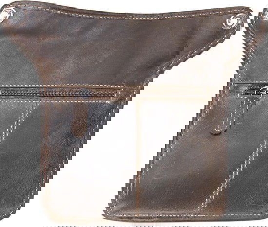 Heuptasje leer of leren festival tasje lichtbruin met een verstelbare - Arrigo.nl