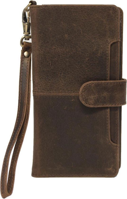 Hoesje iphone 7 plus lichtbruin leer iphone 7 plus hoesje - Arrigo Leather Goods