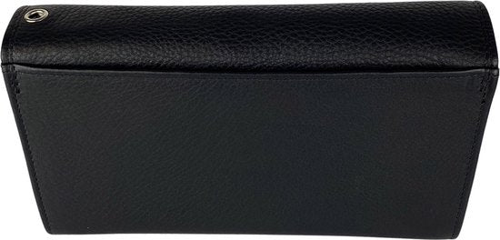 Horeca portemonnee horeca portefeuille kelner portemonnee rfid pasjeshouder leer zwart - Arrigo.nl